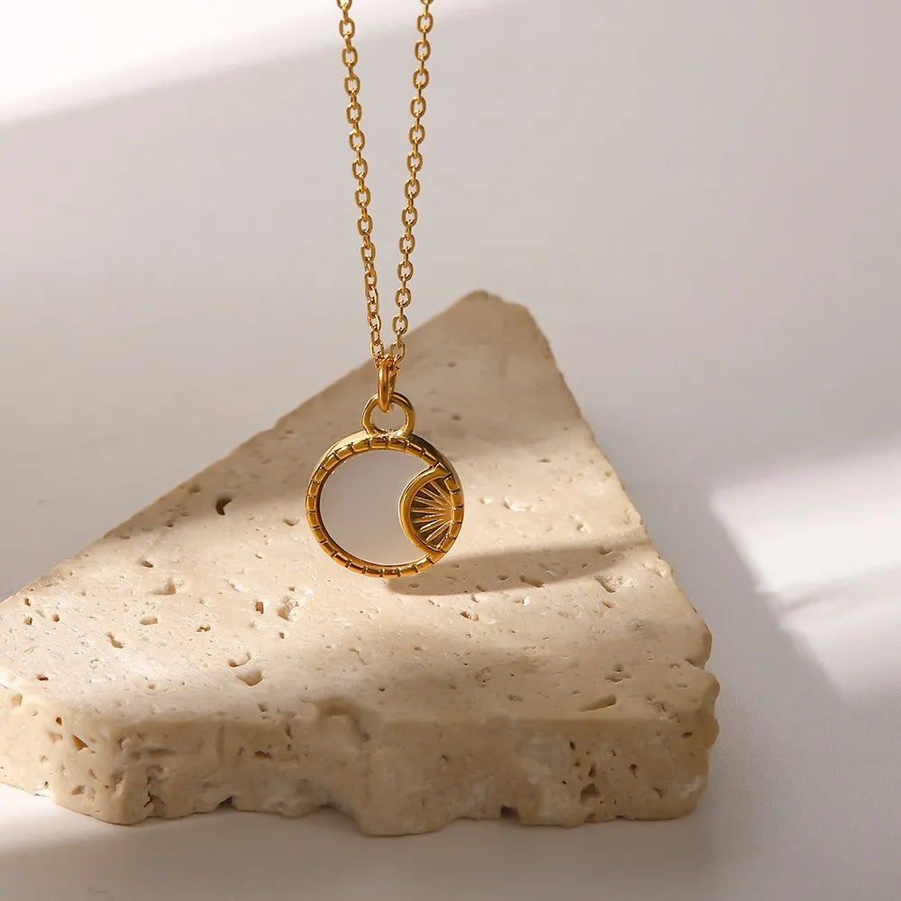 Ancient Raya Sun Pendant Necklace