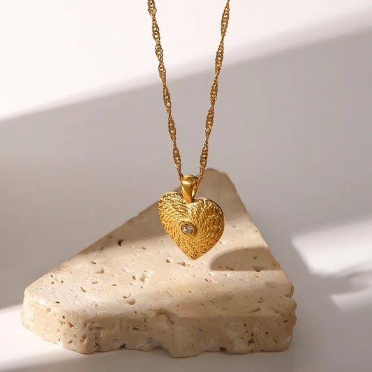 Ophelia Vintage Heart Necklace