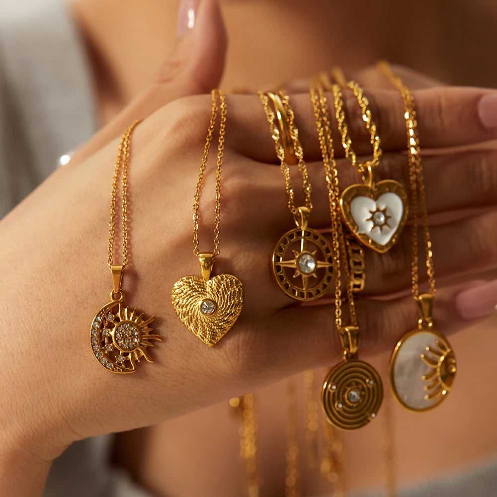 Ophelia Vintage Heart Necklace