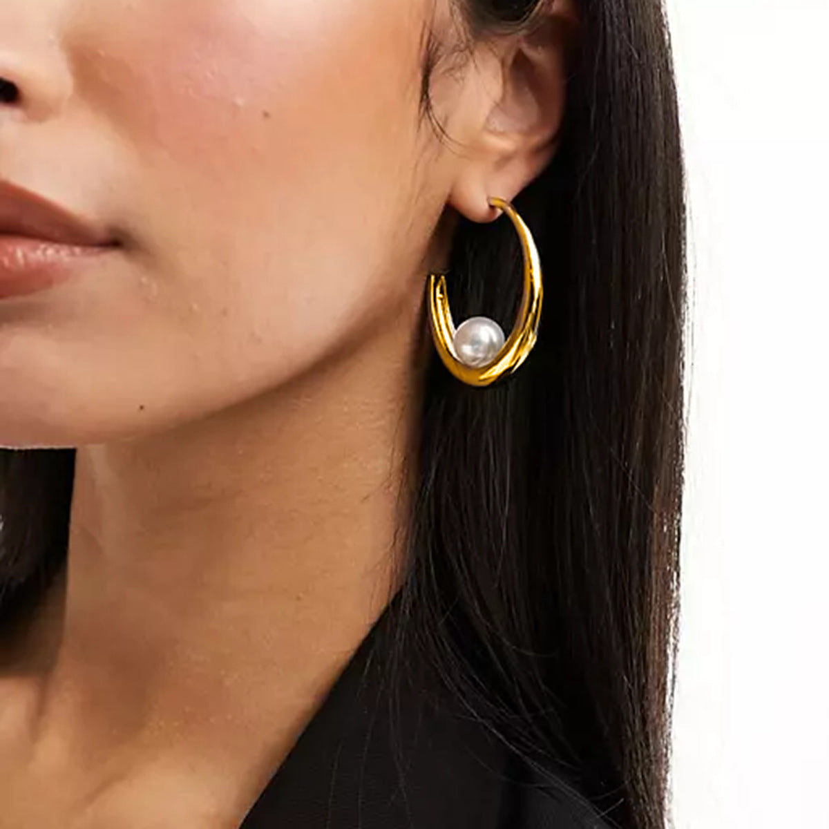 Halo Pearl Earrings