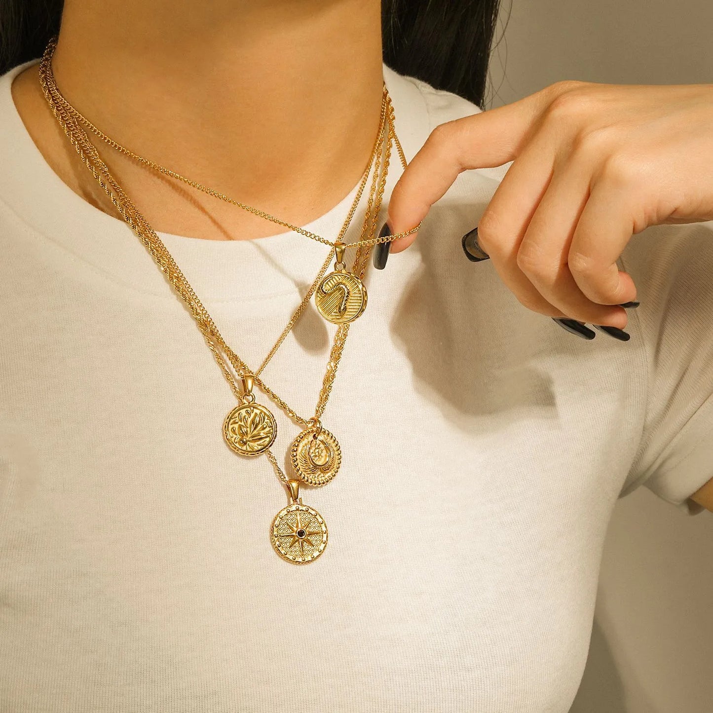 North Star Compass Necklace